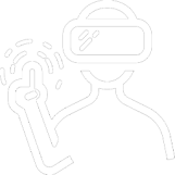 Virtual Reality Interaktions Icon